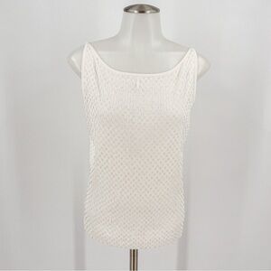Michelle Nicole Sleeveless Sweater top with beading